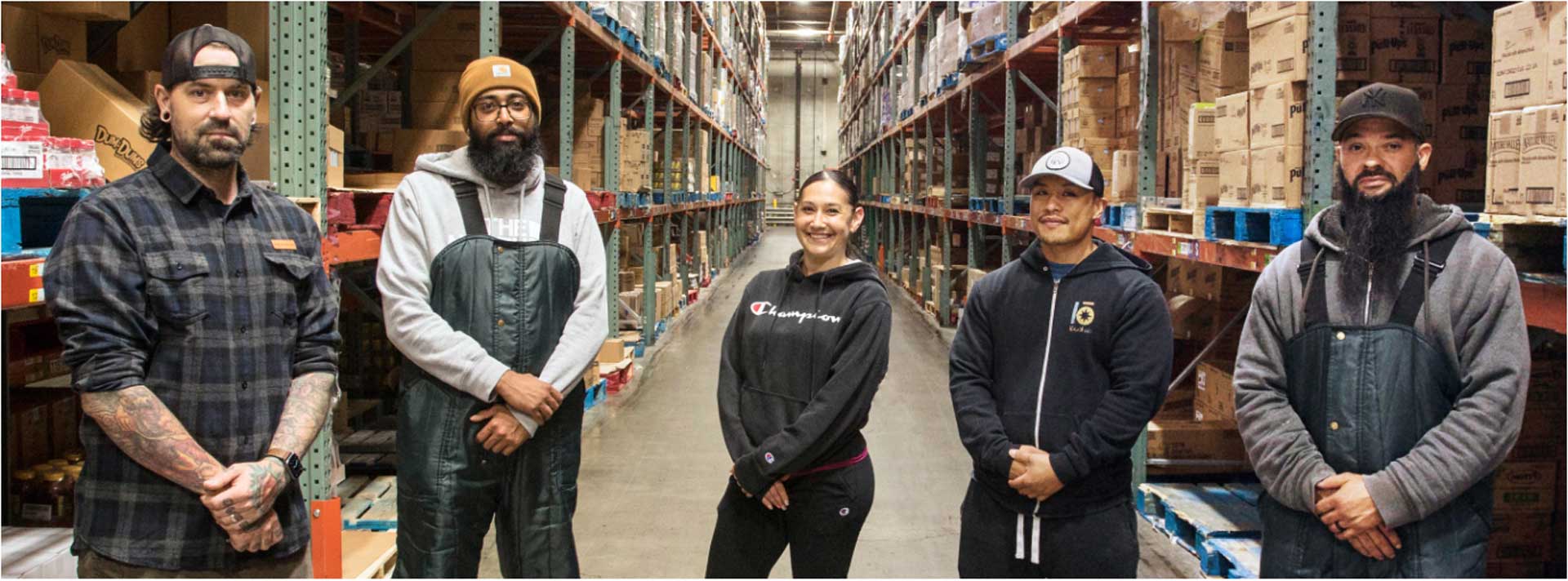 warehouse workers